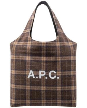 A.P.C. Ninon Tote Bag - Braun