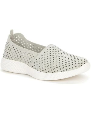 Grunberg Graue Damensneakers - Weiß