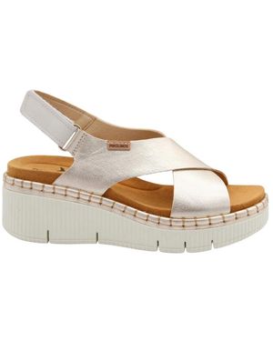 Pikolinos Schoenen ,Grijs ,Sandaal - Wit