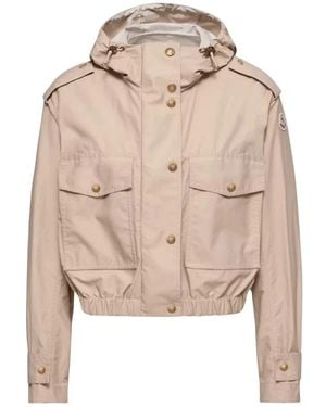 Moncler Carex Hooded Jacket - Natural