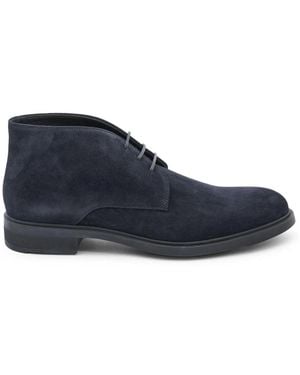 HUGO Lace-Up Boots - Blue