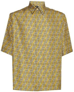 Fendi Short Sleeve Shirts - Groen