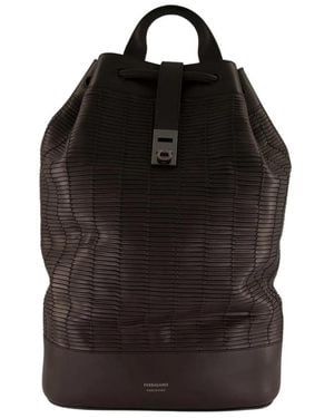 Ferragamo Backpacks - Black