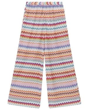 Missoni Wide Trousers - Blu