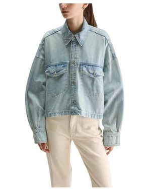 Bellerose Overhemden ,Blauw ,Denim Pery Denim Shirt