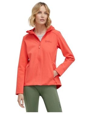 Jack Wolfskin Bornberg Hoody - Rood