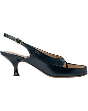 Chloé Junie Heeled Sandalen - Blau