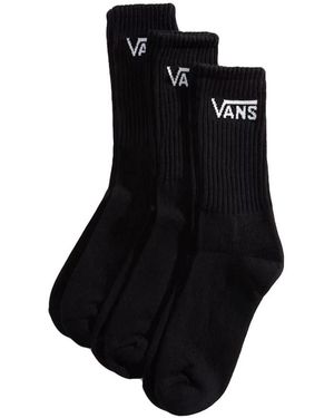 Vans Ondergoed ,Zwart ,Katoen Classic Crew Rox
