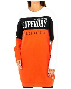 Superdry Kapuzenpullover Mit Rippdetails - Orange