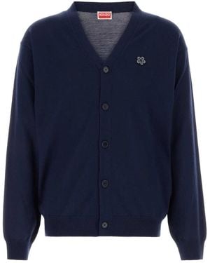 KENZO Cardigans - Blue