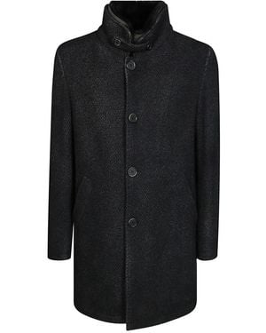 Gimo's Single-Breasted Coats - Black