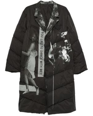 Yohji Yamamoto Single-Breasted Coats - Black