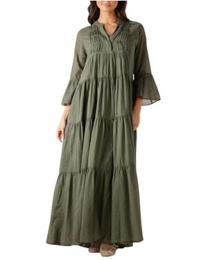Devotion Twins Ocean Maxi Kleid - Grün