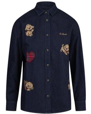 MC2 Saint Barth Denim Shirts - Azul