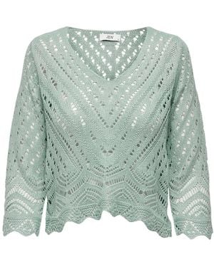 Jacqueline De Yong Round-Neck Knitwear - Green