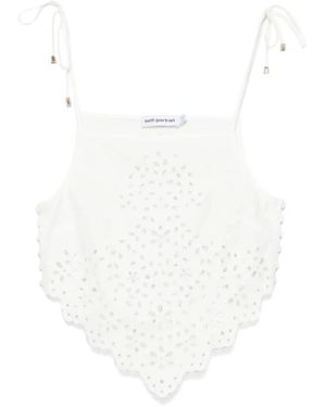 Self-Portrait Sleeveless Tops - White