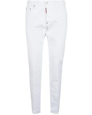 DSquared² Slim Fit Jeans - White