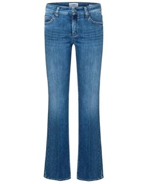 Cambio Flared Paris Jeans - Blau