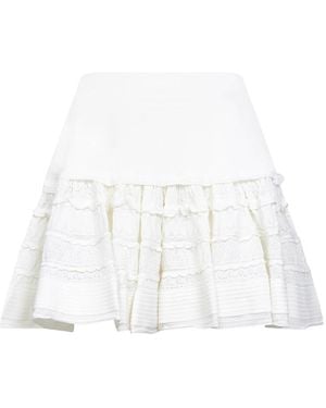 Alaïa Short Skirts - White