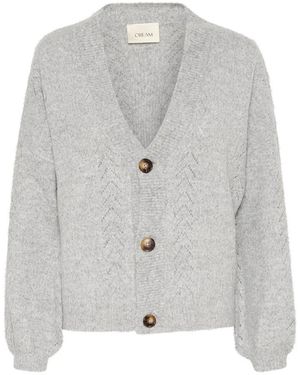 Cream Cardigans - Grey