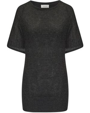 Ruohan Tops ,Grijs ,Kasjmier Preaw 25 Cape Top - Zwart