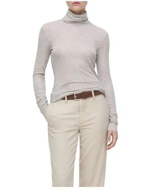 Closed Classic Thin Turtleneck 95473 - Grau