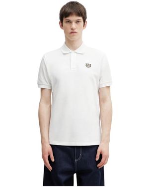 KENZO Wild Tiger Slim Polo - Wit