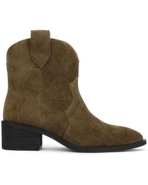 Kazar Cowboy Booties - Braun