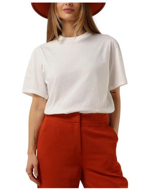 Another Label Tops ,Wit ,Katoen Gaure T-Shirt