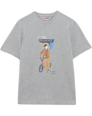 Baracuta Slowboy Arlington Tee Melange - Grigio