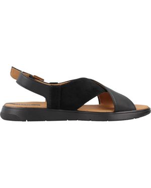 Geox Flat Sandals - Marrone