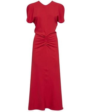 Blanca Vita Midi Dresses - Red
