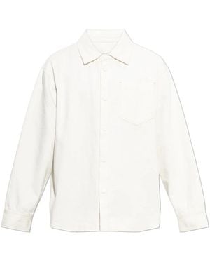 Ami Paris Denim Shirts - Blanco
