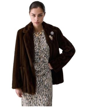 Liu Jo Faux Fur & Shearling Jackets - Negro