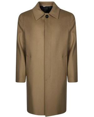 Manuel Ritz Single-Breasted Coats - Natural