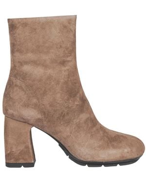 Ash Heeled Boots - Brown
