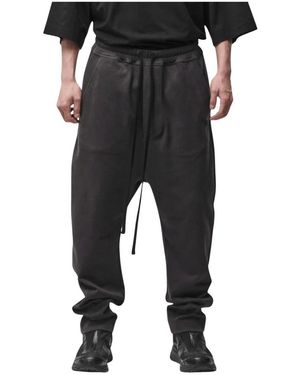 Thom Krom Broek Met Lage Kruisnaad - Zwart