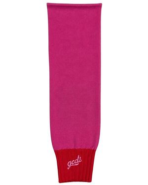 Gcds Rechteckiger Strickschal - Pink