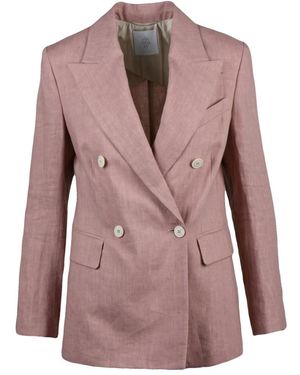 Eleventy Doppiopetto Jacket - Paars