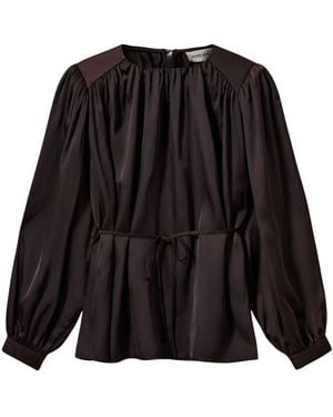 Sofie Schnoor Overhemden ,Paars ,Blouses - Zwart