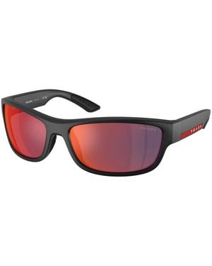 Prada Ps C04S Sonnenbrille - Rot