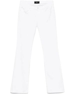 7 For All Mankind Bootcut Jeans - White