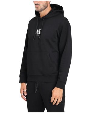 ARMANI EXCHANGE Felpa Con Cappuccio - Zwart