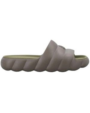Moncler Sliders - Gray