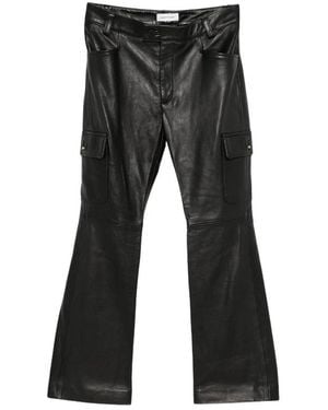 Ernest W. Baker Leather Trousers - Black
