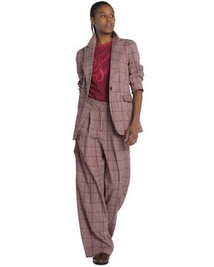 Scotch & Soda Wide Trousers - Red