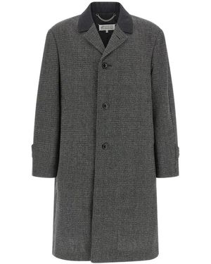 Maison Margiela Single-Breasted Coats - Gris