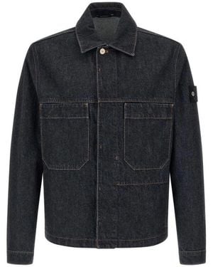 Stone Island Denim Jackets - Bleu