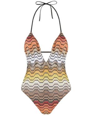 Missoni Eendelig Badpak Met Grieks Motief - Meerkleurig