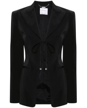 Blumarine Single-Breasted Jacket - Black